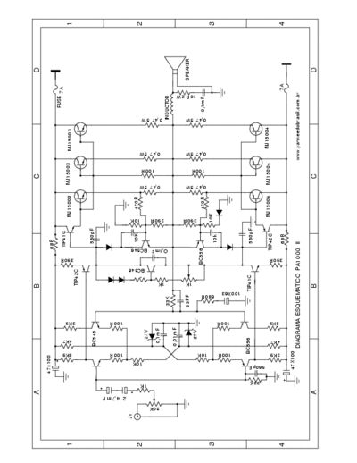 yankee yankee PA1000 ll diagrama esquematico